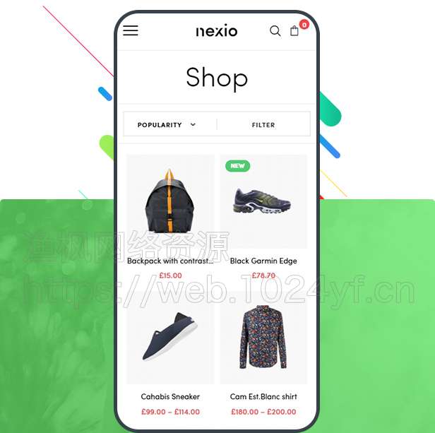 WordPress主题Nexiov1.0.7时尚服装WooCommerce商店主题-ss