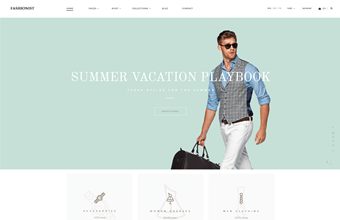 shopify电子商务时尚服装服饰商城fashionist主题