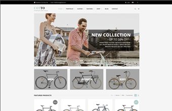 shopify响应式骑行自行车产品售卖商城主题