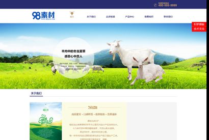 织梦模板餐饮行业企业公司类网站模板（简洁大气）