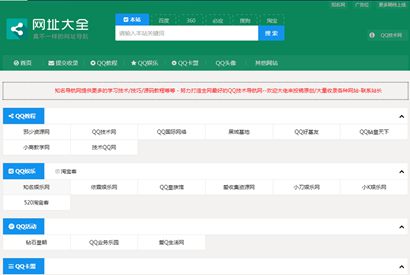 zblog模板：网址大全导航模板