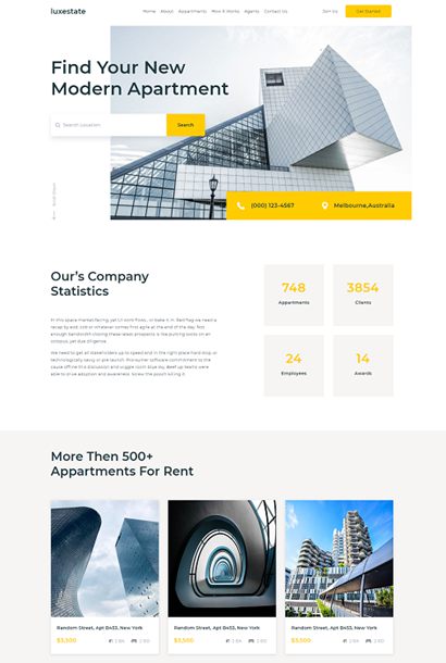 响应式漂亮大气建筑设计规划集团网站模板纯HTML模板