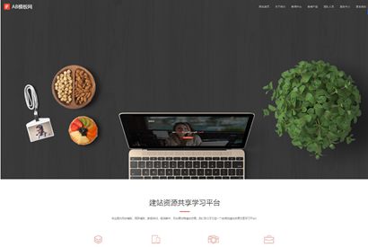 黑白网站建设企业网站源码 织梦dedecms模板[自适应手机版]