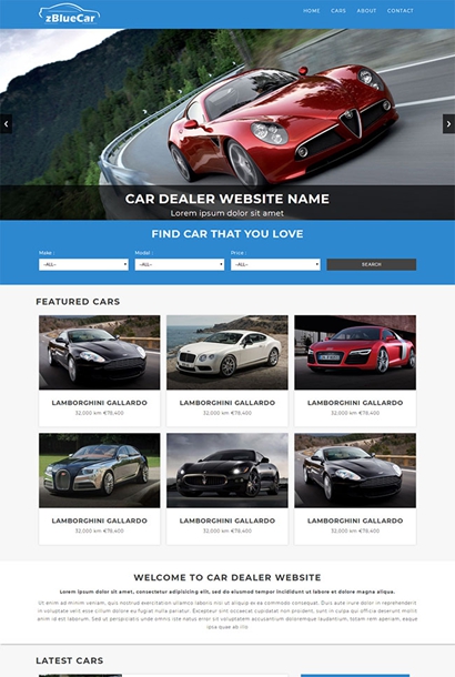 汽车之家信息查询网站模板