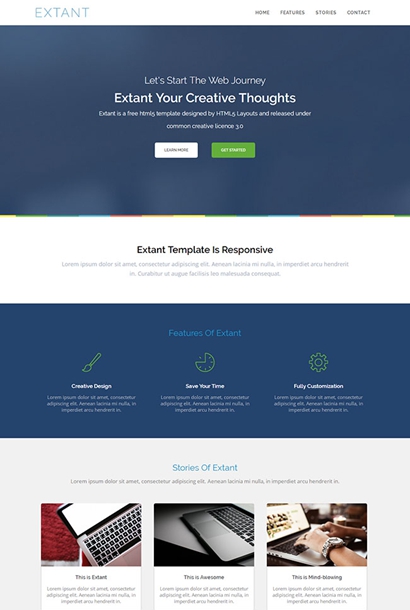 单页营销宣传专题页模板