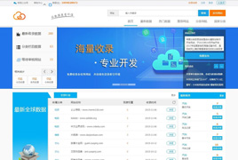 蓝色大气站长目录导航网站源码 帝国cms内核