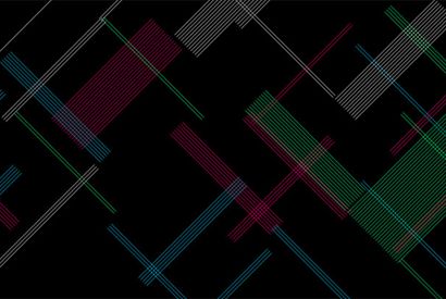 HTML5彩色科技线条背景特效