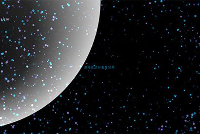 长按鼠标粒子穿越HTML5特效