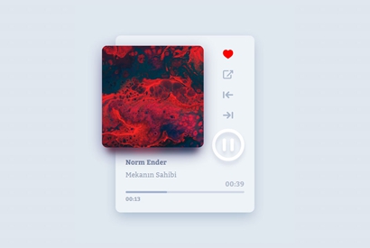 vue.js音乐播放器样式特效