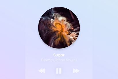 css3手机音乐播放器ui布局