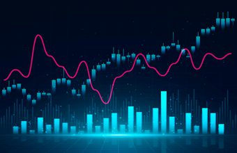 股票K线图矢量素材(AI/EPS)