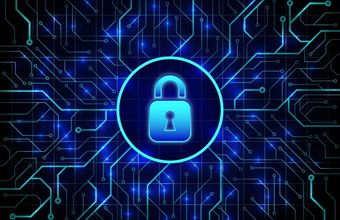 网络安全科技背景矢量素材(AI/EPS)