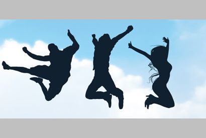 站长素材跳跃人物剪影集 psd素材下载