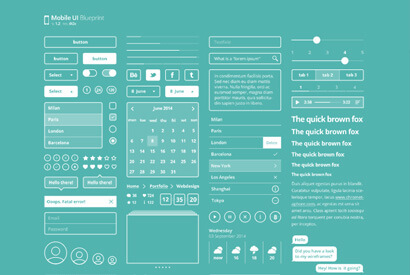 移动界面 UI设计 PSD素材