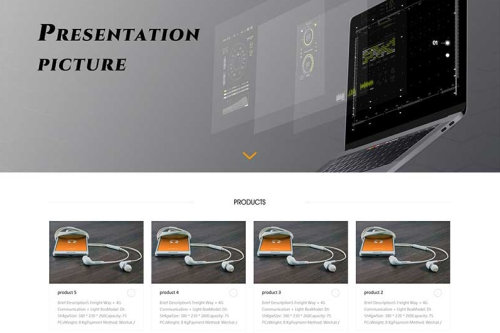 (自适应手机端)企业通用电子产品外贸网站源码 英文外贸pbootcms模板